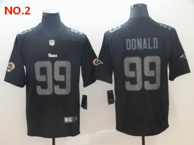 Men's Los Angeles Rams #99 Aaron Donald Jesey NO.2;